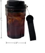 16oz Trendy Reusable Portable Tumbler - BPA Free, Leak - Proof, Lightweight & Easy to Carry,Ideal for On - the - Go Sipping (Brown) - Image 7