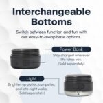 Chill and Brew Bluetooth Speaker Cup, Insulated Can and Bottle Holder for Hot or Cold Drinks, Double Wall Stainless Steel Drinkware, Fits 12 oz Cans or 14 oz Liquid, Red - Image 7