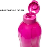 Tupperware 2 x Aquasafe 2 Litre Plastic Bottles with Flip Top - Image 3