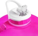 NatureWorks HydroMATE Gallon Water Bottle with Straw BPA FREE Leak Proof Reusable Water Bottle with Times to Drink Marked Hourly 128 oz - Image 4