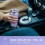VQRRCKI 20 oz Tumbler Stainless Steel Tumblers Bulk with Lid Double Wall Insulated Coffee Tumbler Cups for Hot & Cold Drinks Powder Coated Travel Coffee Tumbler Mug Metal (Lavender, 12 pack) - Image 5