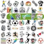 RhythmFit Soccer Gifts for Boys – 18 oz Soccer Water Bottle with 100 PCS Stickers, Stainless Steel Insulated Bottle, Sports Gear & Stuff for for Boys - Image 7
