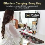 2026 Premium Hydrogen Water Bottle Generator 5000 PPB, 10 fl oz, Wireless Charging Pad, 2200mAh Battery, UV Light, SPE PEM Technology for Skin Hydration & Wellness - Image 6