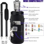 Chokoter Half Gallon Water Bottle with Sleeve, 64OZ Motivational Water Bottle with Straw & Time Marker, BPA Free Leakproof Large Sports Water Bottle, Reusable Water Jug for Workout Gym Sport - Image 6