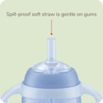 NUK Learner Straw Cup 10oz - Toddler Cup with Soft Straw for Easy Drinking Suitable for Ages 8 Months and Up - Image 6