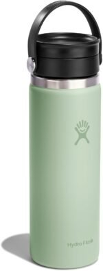Hydro Flask Flex Sip Coffee Tumbler – Insulated Stainless Steel, Non Spill, Leak Proof Travel Coffee Cup 20 Oz Aloe Green - Image 3