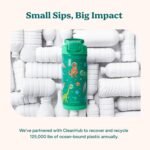 Reduce Hydrate Pro Kids 14oz Stainless Steel Insulated Water Bottle w/Straw – Spill Proof Tumbler for Kids – 30 Hour Cold Retention – Dishwasher Safe Leak-Proof Design - Nautical Mist - Image 6