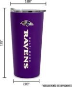 Rico Industries NFL Football Soft Touch, Easy Grip Tumbler - Image 5