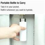 Dxobay Cute Small Water Bottle, 4.4 Fl. Oz, Pack of 4, Mini Slim Flask for Kids Lunchbox, Portable Skinny Purse Water Bottle, Vacuum Insulated Reusable Leak Proof Stainless Steel Cup - Image 7