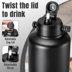 PARACITY 128Oz Gallon Water Bottle, Water Jug With Handle, Large Water Bottle Keeps Hot and Cold, Insulated Water Jug for Sports, Office, Trip or Camping - Image 3