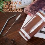 Onebttl Personalized Football Gifts for Teen Boys, Men, Coaches, 20oz Stainless Steel Tumbler with Laser Etched Initials for Football Players, Lovers - T - Image 5