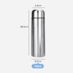 Stainless Steel Insulated Thermal Bottle With Cup Double Walled Flask Vacuum Insulated Tumbler Water Bottle for Tea Hot And Cold Drinks Coffee Cup Sport Travel Mug (25 Ounces) - Image 3