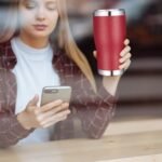 VEGOND 20oz Tumbler Stainless Steel Tumbler Cup with Lid And Straw Vacuum Insulated Double Wall Travel Coffee Mug(Brick red 1 Pack) - Image 7