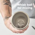 Hydro Flask Shaker Bottle – Insulated Stainless Steel Gym Bottle for Pre Workout & Protein 24 Oz Agave Green - Image 4