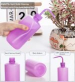 Melphoe Tattoo Wash Bottle Squeeze, 2Pcs 500ml Water Squirt Bottle Succulent Watering, Safety Rinse Watering Tools, Economy Washing for Medical Lab, Irrigation, Tattoo Supplies - Image 4