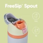 Owala FreeSip Insulated Stainless Steel Water Bottle with Straw for Sports, Travel, and School BPA-Free Sports Water Bottle, 24 oz, Beach House - Image 3