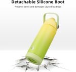 BJPKPK Water Bottle with Straw Lid, 24oz Vacuum Insulated Water Bottles, Metal Stainless Steel Thermo for Sports, Travel, BPA Free Leak Proof Thermo, Cups, Flasks, Tumblers,Fresh Green - Image 5