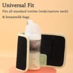 Baby Bottle Warmer,Keep Milk Warm Only (No Rapid Heating) 20-Temperature Digital USB Portable Warming Sleeve,Portable Thermo Cover with Digital Display & 20 Temp Settings (Pink) - Image 5