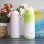 BJPKPK Water Bottle with Straw Lid, 32oz Vacuum Insulated Water Bottles, Metal Stainless Steel Thermo for Sports, Travel, BPA Free Leak Proof Thermo, Cups, Flasks, Tumblers,Cherry - Image 5