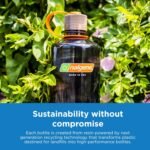 Nalgene Sustain Tritan BPA-Free Water Bottle Made with Material Derived From 50% Plastic Waste (using ISCC certified mass balance), 16 OZ, Wide Mouth, Cerulean - Image 6