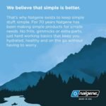 Nalgene Sustain Tritan BPA-Free Water Bottle Made with Material Derived From 50% Plastic Waste (using ISCC certified mass balance), 16 OZ, Wide Mouth, Cerulean - Image 7