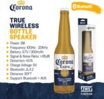 Corona Beer Bottle Bluetooth Speaker – 30FT Range Portable Wireless Stereo Sound System with Bluetooth + AUX Support, 3 Hour Playtime, Travel-Friendly Audio for Outdoor & Indoor Activities - Image 3