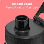 Vinur Mini Water Bottle-8 oz Stainless Steel Vacuum Insulated Small Water Bottle for Kids Lunchbox and Purse Reusable Leak Proof Travel Flask for Girls, Canyon Red - Image 4