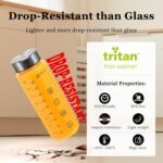 6 Pack Juice Bottles with Caps - Wide Mouth Resuable Clear Plastic Water Bottles for Juicing,Smoothie,Protein, Beverage,Storage Containers,BPA Free,Leakproof Stainless Steel Lid(16 Ounces) - Image 4