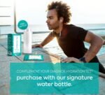 DIAGNOX 14 Oz Glass Water Bottle - Eco-Friendly, Reusable Drink Bottle with Easy-Twist Cap - Image 4