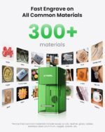 xTool F1 2-in-1 Dual Laser Engraver, Lightning Speed Portable Laser Engraving Machine, HD Laser Engraver for Jewelry, Metal, Wood, Leather - Image 5