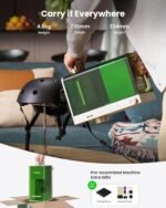 xTool F1 2-in-1 Dual Laser Engraver, Lightning Speed Portable Laser Engraving Machine, HD Laser Engraver for Jewelry, Metal, Wood, Leather - Image 6