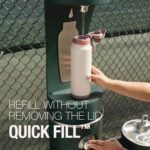 ZULU Powerfill Pro 24oz Stainless Steel Water Bottle with Quick Fill Lid, Triple Walled Vacuum Insulated Metal, Leak Proof Locking Lid, Sip and Chug, Reusable BPA Free, Amethyst - Image 4