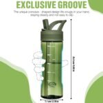 OLDLEY 20 kids Water Bottle with Straw,Tritan BPA-Free,Leak-Proof Design for Travel, Home, School, (Army Green) - Image 5