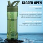 OLDLEY 20 kids Water Bottle with Straw,Tritan BPA-Free,Leak-Proof Design for Travel, Home, School, (Army Green) - Image 6