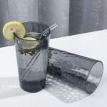 AKMQYM BPA-Free Plastic Tumblers 8 Pack (8x22oz) | Reusable Dishwasher Safe | Stackable Shatterproof Cups | Plastic Drinkware & Drinking Tumblers for Restaurant, Home, Party - Image 5