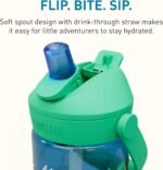 CamelBak Thrive Flip Straw Kids Bite Valve Tritan Renew Water Bottle 14oz - Image 5