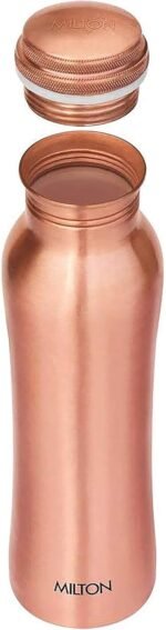 MILTON Copper Water Bottle 920ml (34 oz) | Leak-Proof Bottle | BPA-Free | Reusable | Single Wall for Gym, Office, Home, Travel - Image 3