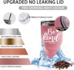 Dimyze 30 oz Tumbler Be Kind Of A Bitch Tumbler Pink Tumblers Personalized Tumbler with Lid and Straw Insulated Tumblers Stainless Steel Tumbler - Image 6