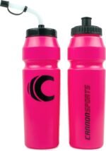 Cannon Sports 1 Liter Sports Water Bottle, BPA-Free, 34 Oz Capacity, Large Mouth, 2 lids (Straw and Squeeze), Great For Helmet Sports Such As Hockey, Lacrosse, Football, Boxing (Pink) - Image 7