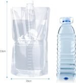 64oz Collapsible Water Bottles, 3-Pack Reusable Travel Foldable Water Bottles for Hiking Camping Running Bike, BPA-Free Water Bottle - Image 5