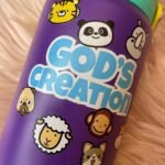 FAITHFUL SEEDS 12oz Water Bottle Christian Kid Insulated Stainless Steel Water Bottle for Girls Boys, Leak-proof Water Bottle with Straw Lids (GOD's-Creation) - Image 7