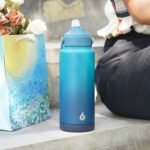 BJPKPK Water Bottle with Straw Lid, 32oz Vacuum Insulated Water Bottles, Metal Stainless Steel Thermo for Sports, Travel, BPA Free Leak Proof Thermo, Cups, Flasks, Tumblers,Vast - Image 7