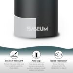 SASEUM Insulated Stainless Steel Water Bottles 32oz with Spout Lids Metal Vacuum Thermal Large Water Jug Leak-proof Reusable Flask for Sports Gym and Travel,Dark-Blue - Image 6