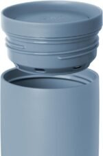 Simple Modern Travel Coffee Mug Tumbler with 360° Lid | Ceramic-Lined Insulated Stainless Steel Cold Brew Iced Coffee Cup | Gifts for Women Men Her Him | Voyager Signature | 16oz | Blue Dune - Image 4