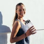 VQRRCKI 32 oz Insulated Water Bottle with Straw Lid & Wide Mouth Lids, Stainless Steel Sports Water Bottles, Double Walled Vacuum, Leak Proof, White - Image 7