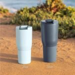 BrüMate Nav 25oz 100% Leak Proof Insulated Travel Tumbler with Magnetic BevLock™ Lid - Double Wall Cup-Holder Friendly Stainless Steel Mug (Sage) - Image 7