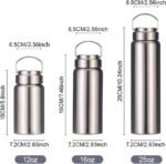 CDJ 25 oz Vacuum Insulated Stainless Steel Water Bottle with Handle, Leak-Proof Double Walled Water Bottle, Reusable and Portable, Metal Water Bottle for School, Hiking, Camping - Image 4