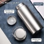CDJ 25 oz Vacuum Insulated Stainless Steel Water Bottle with Handle, Leak-Proof Double Walled Water Bottle, Reusable and Portable, Metal Water Bottle for School, Hiking, Camping - Image 5