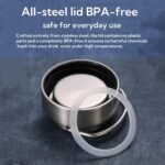 CDJ 25 oz Vacuum Insulated Stainless Steel Water Bottle with Handle, Leak-Proof Double Walled Water Bottle, Reusable and Portable, Metal Water Bottle for School, Hiking, Camping - Image 6