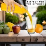 Brieftons Clear Glass Water Bottles With Caps: 6 Pack, 18 Oz Premium Soda Lime, Reusable Drinking Bottle, Sauce Jar, Juice Beverage Container, Kefir Kit, With Leakproof Lids and Cleaning Brush - Image 4